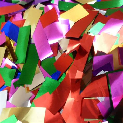 metalized pvc sheets for confetti|wholesale metallic confetti.